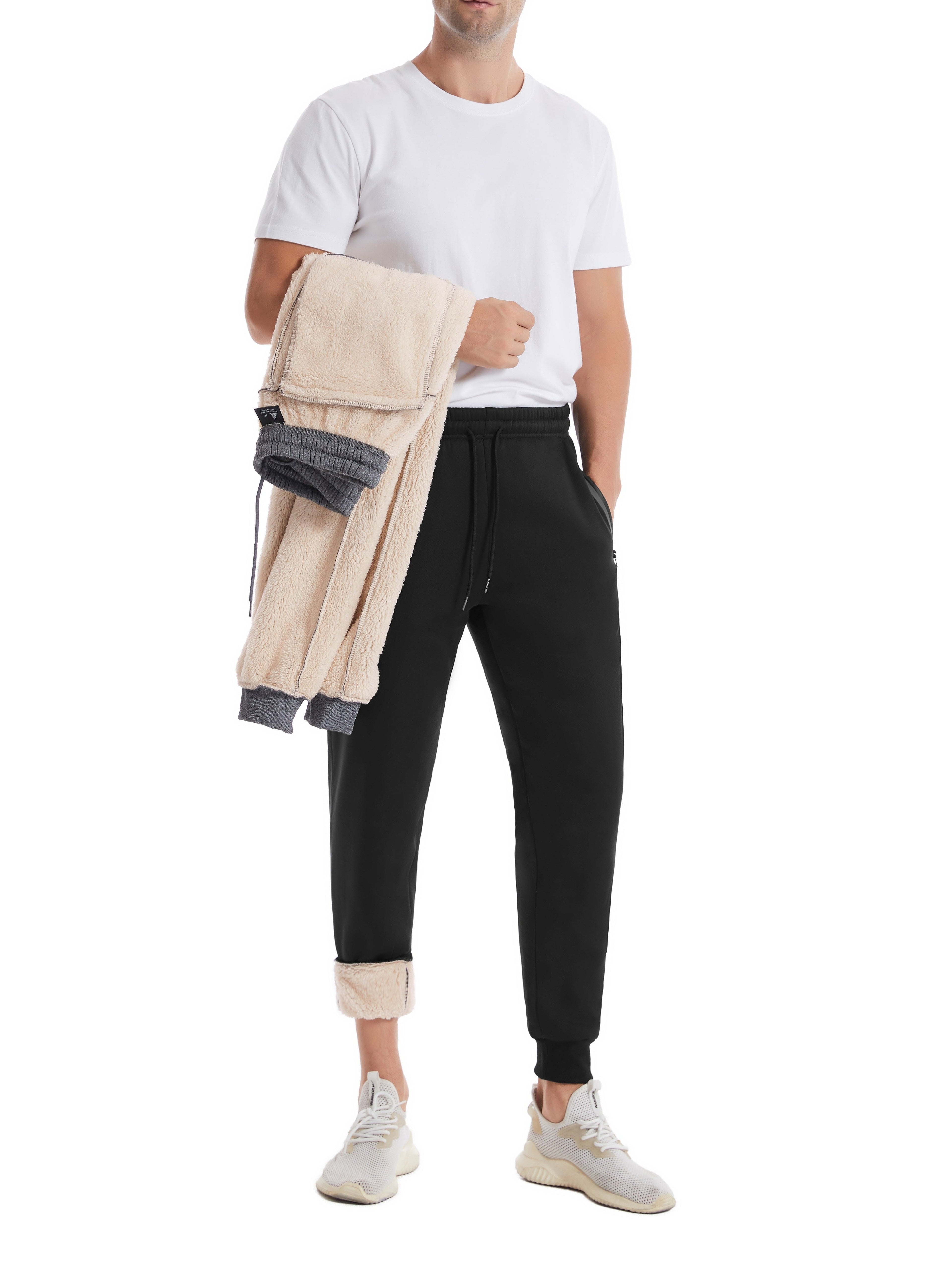 Dunkelgraue Thermohose mit Fleecefutter - Max