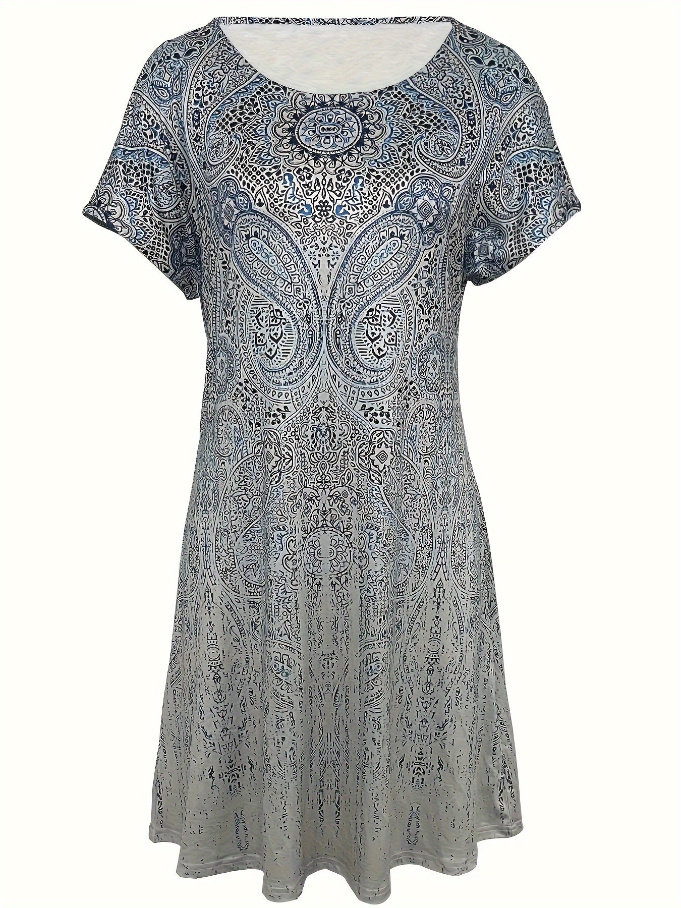 Grünes Paisley Kleid - Isabella
