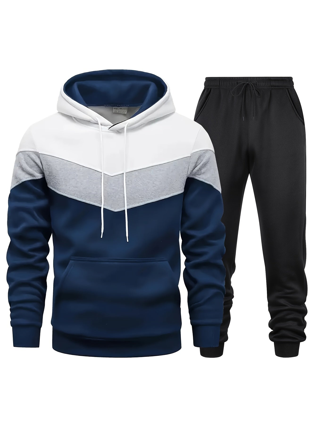 Zweiteiliges Sport-Set Weiß – Leo