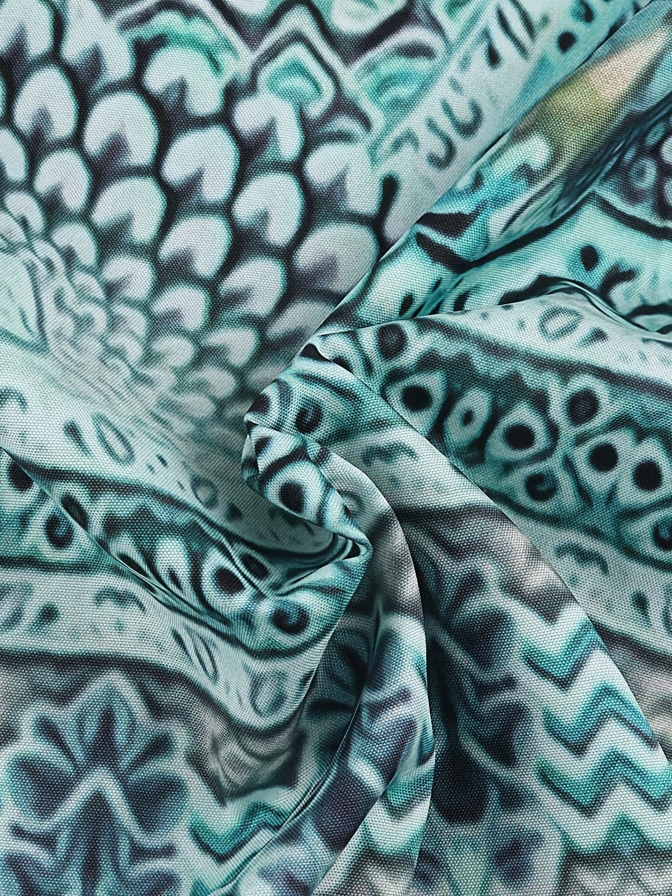 Rotes Tribal Print Kleid - Amara
