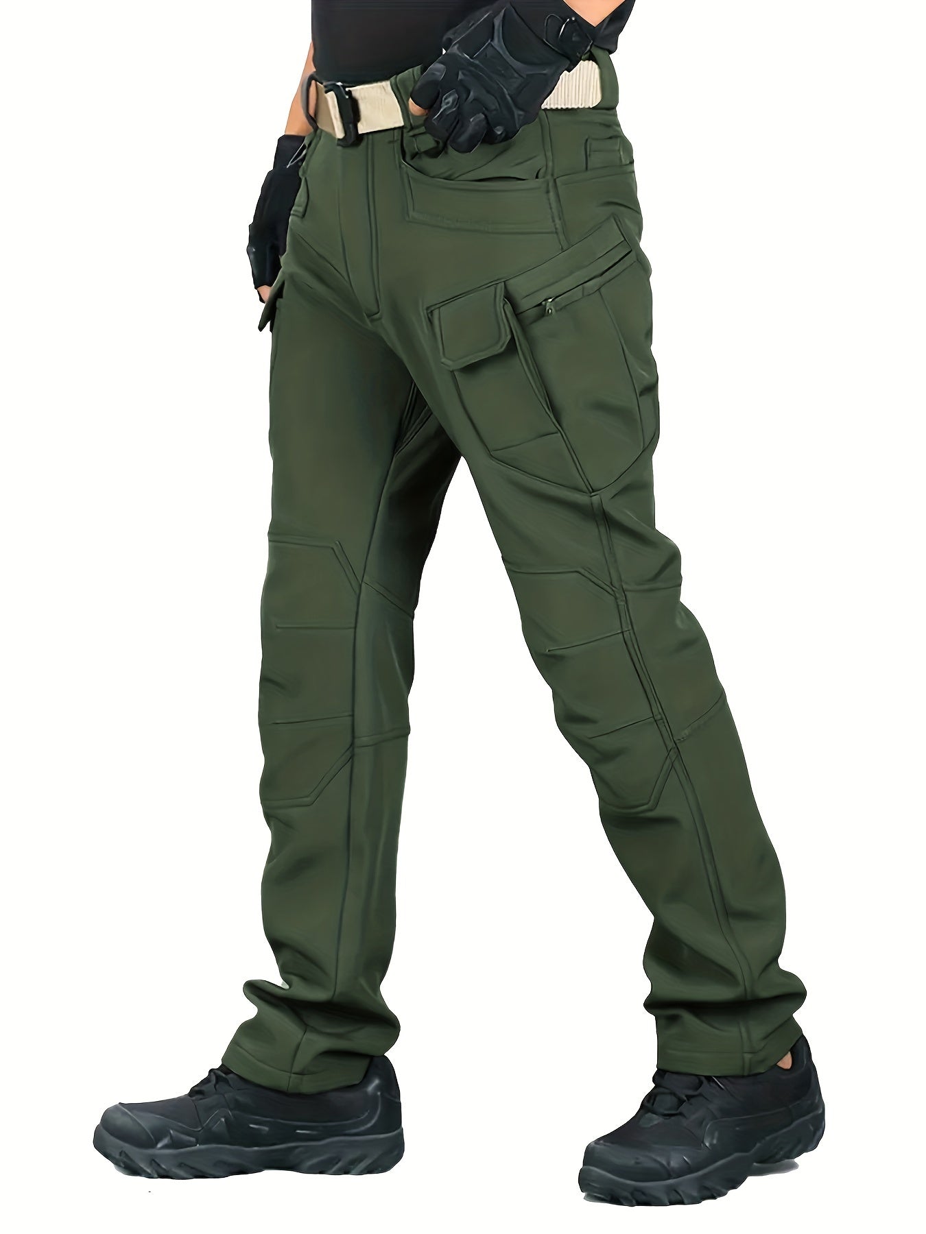 Schwarze Thermo-Cargohose - Lars