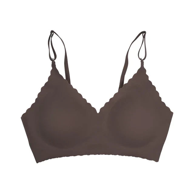 Camille - Milchbrauner nahtloser Yogabra
