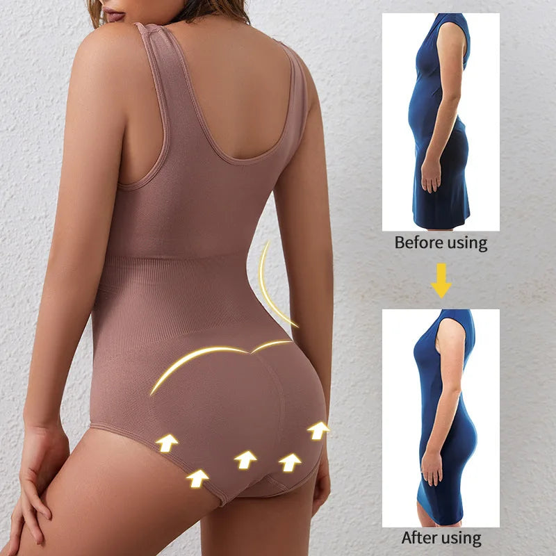 Jamyla - Beige Nahtloser Shapewear-Body