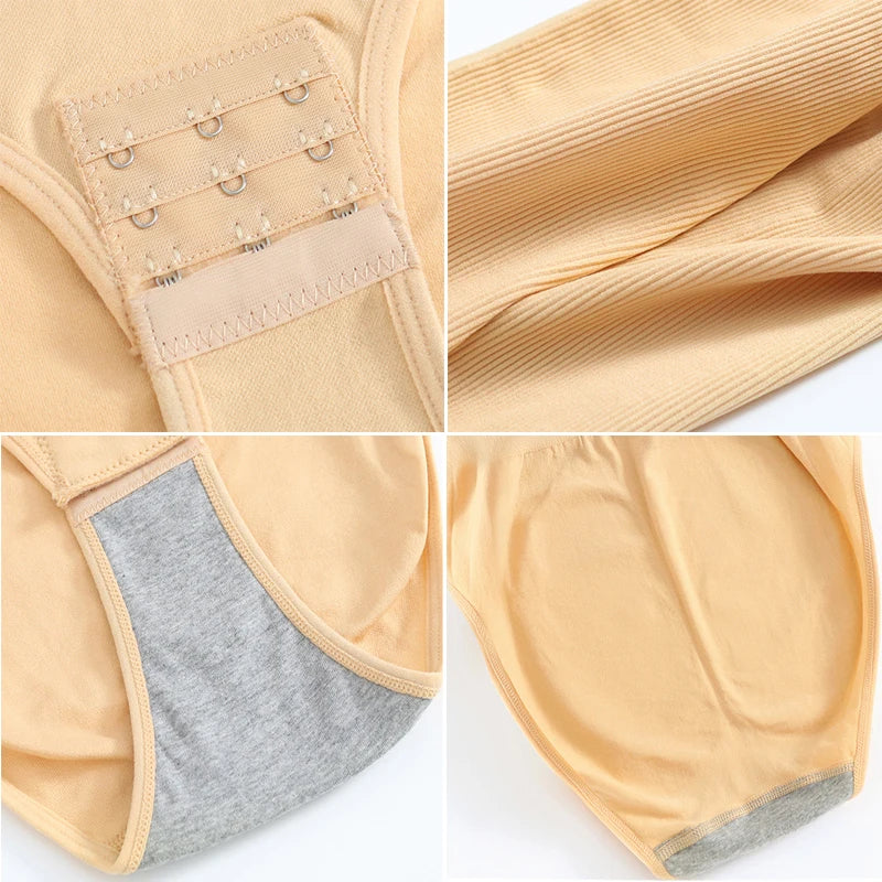 Jamyla - Beige Nahtloser Shapewear-Body