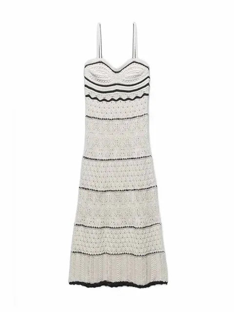 Breanna - Elegantes ärmelloses langes Midi-Kleid