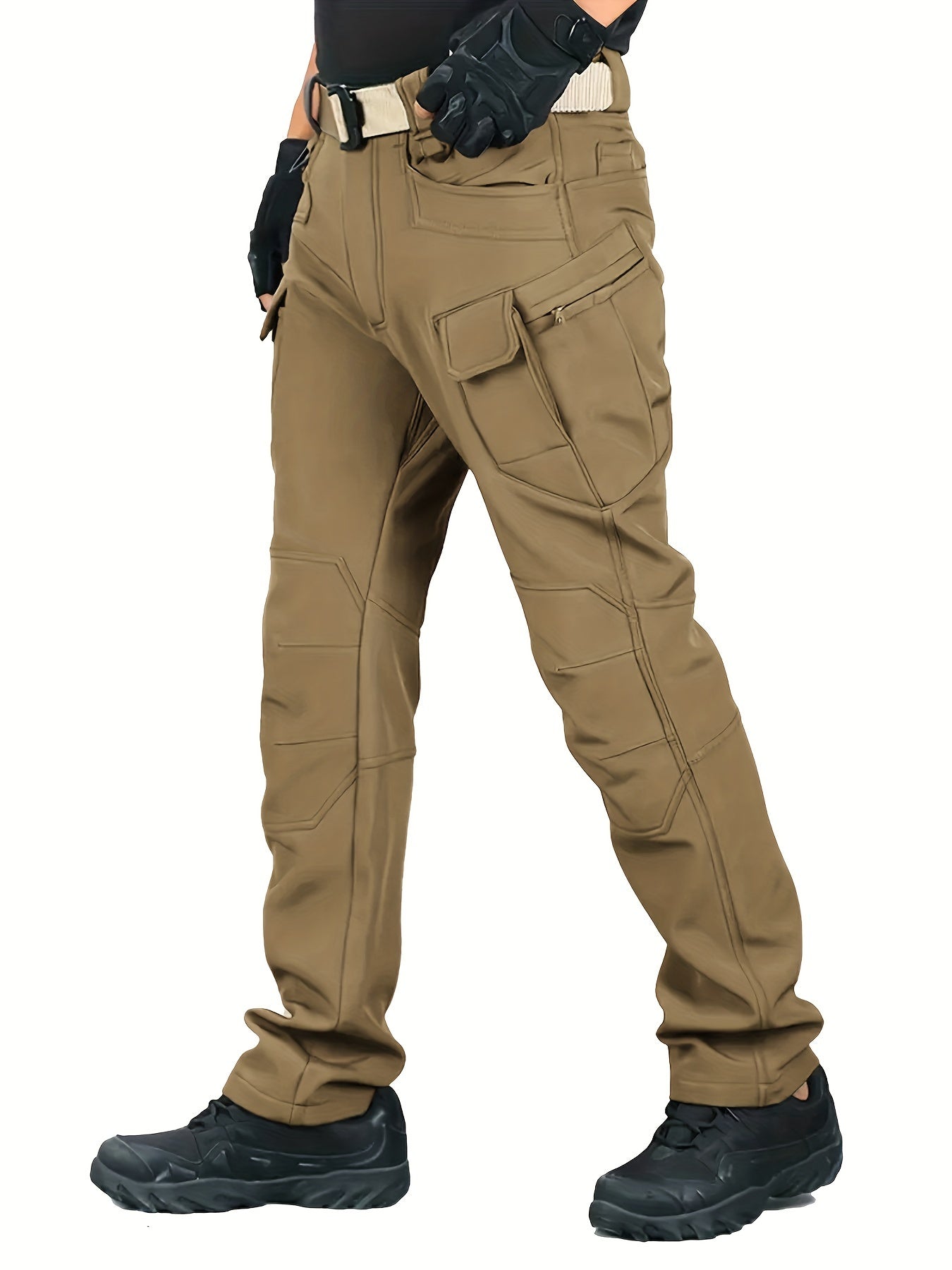 Schwarze Thermo-Cargohose - Lars