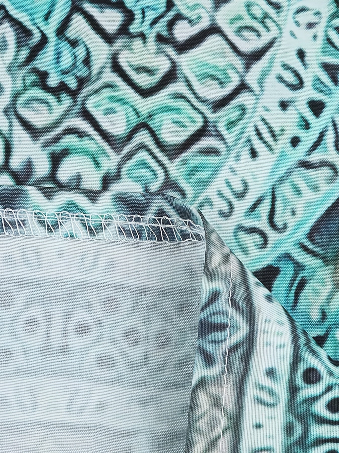 Rotes Tribal Print Kleid - Amara