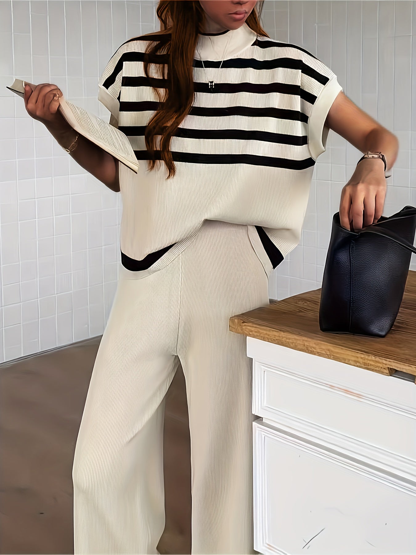 Gestreifter Casual Jumpsuit - Mila