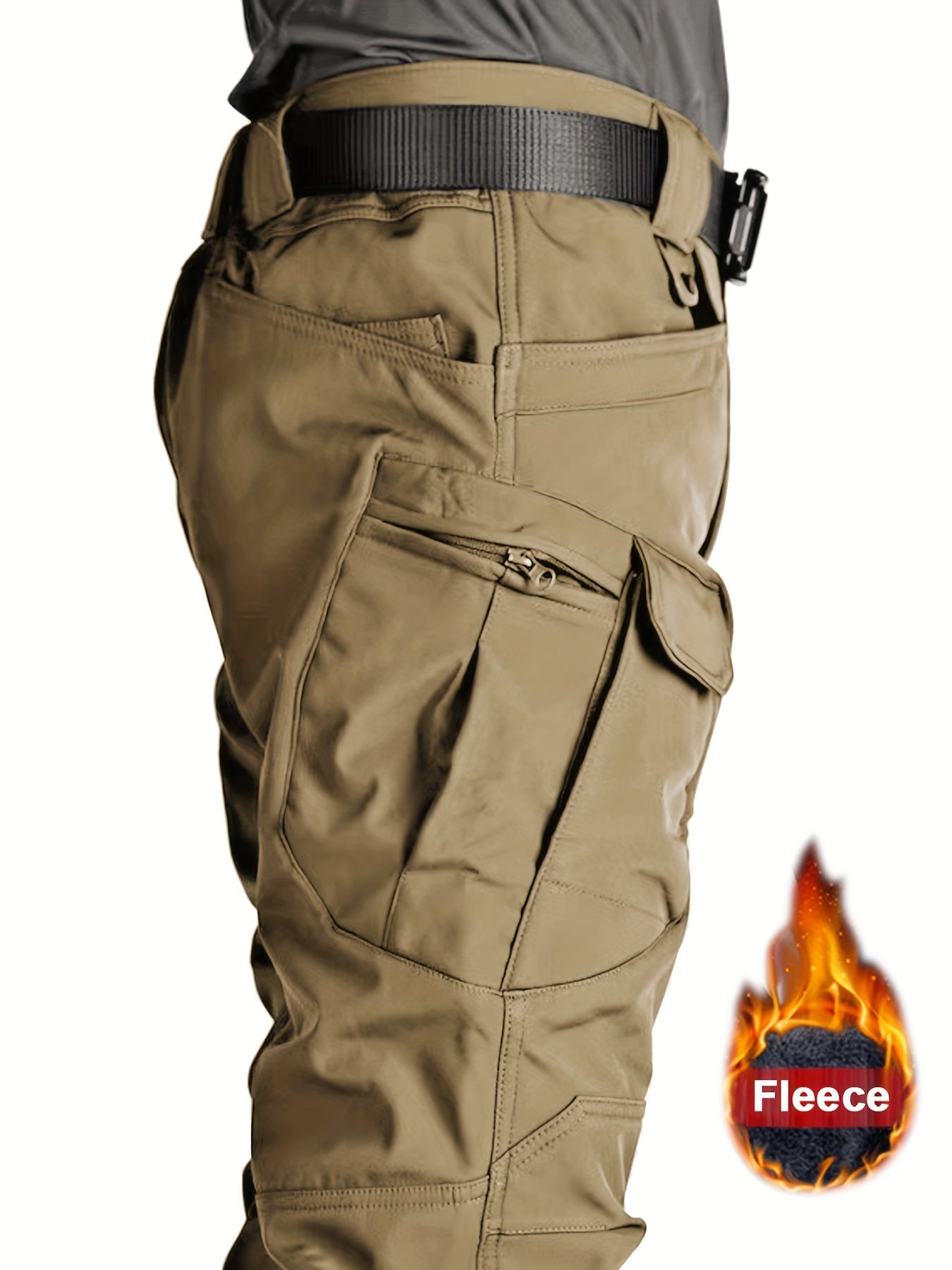 Schwarze Thermo-Cargohose - Lars
