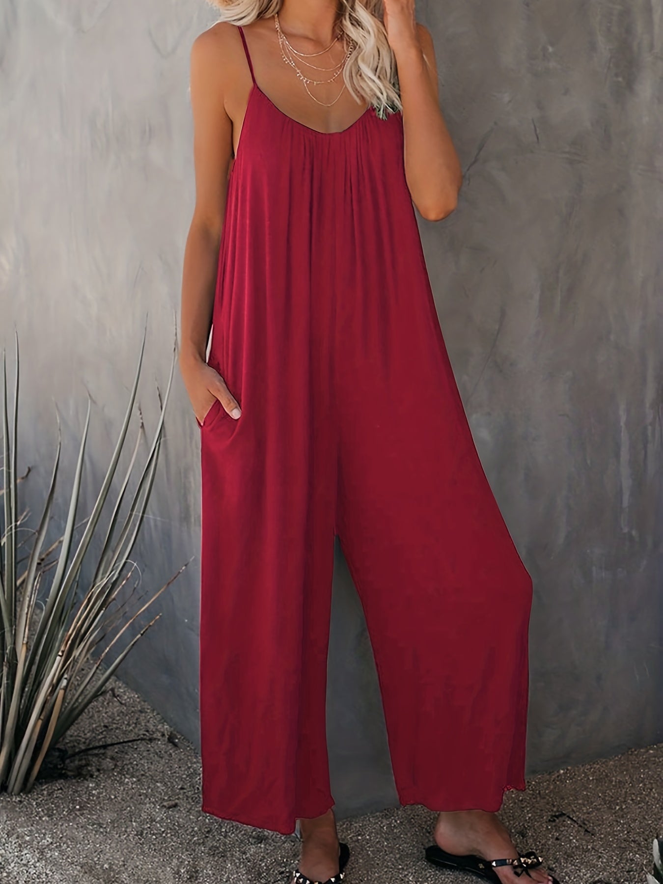 Schwarzer Jumpsuit - Lara
