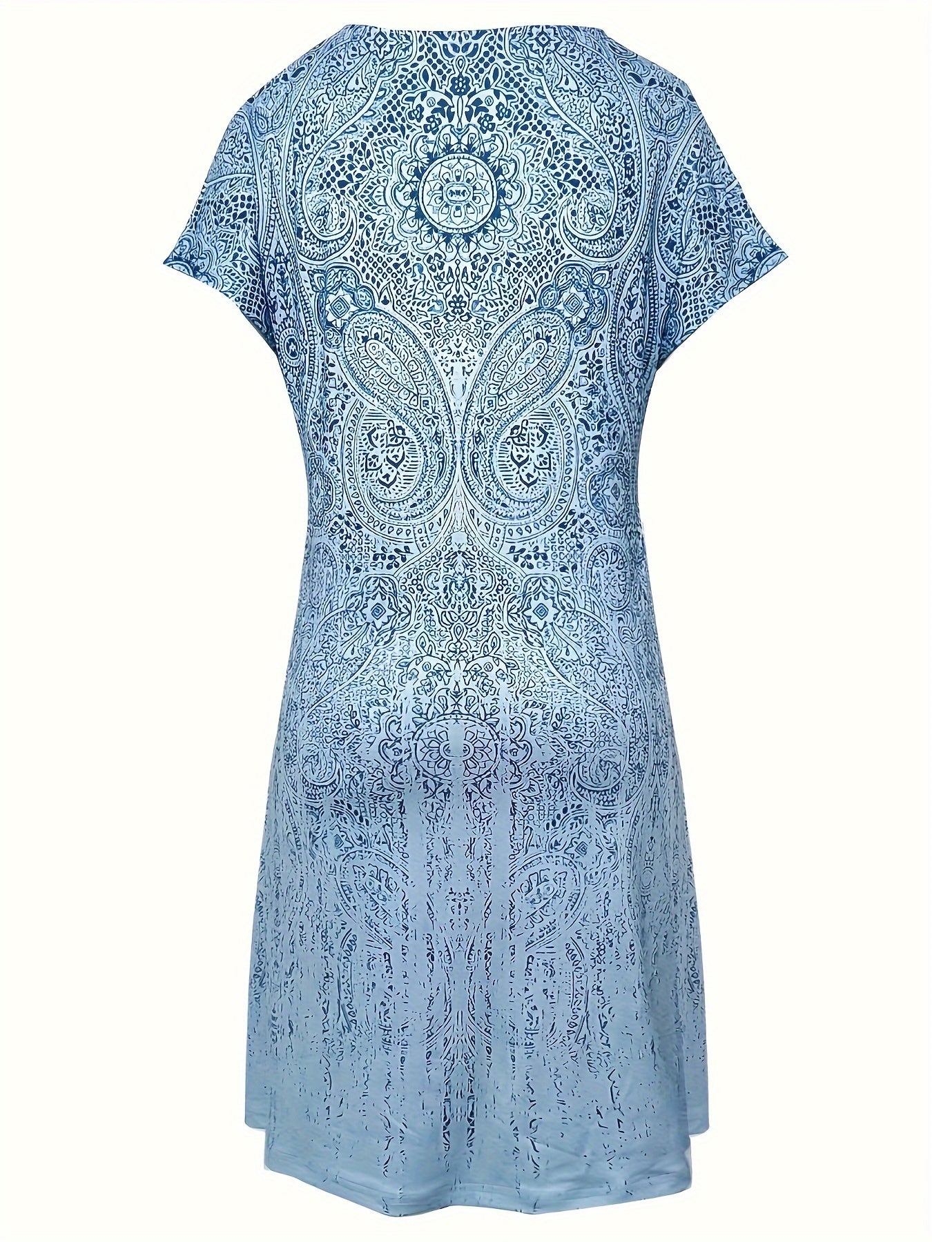 Grünes Paisley Kleid - Isabella