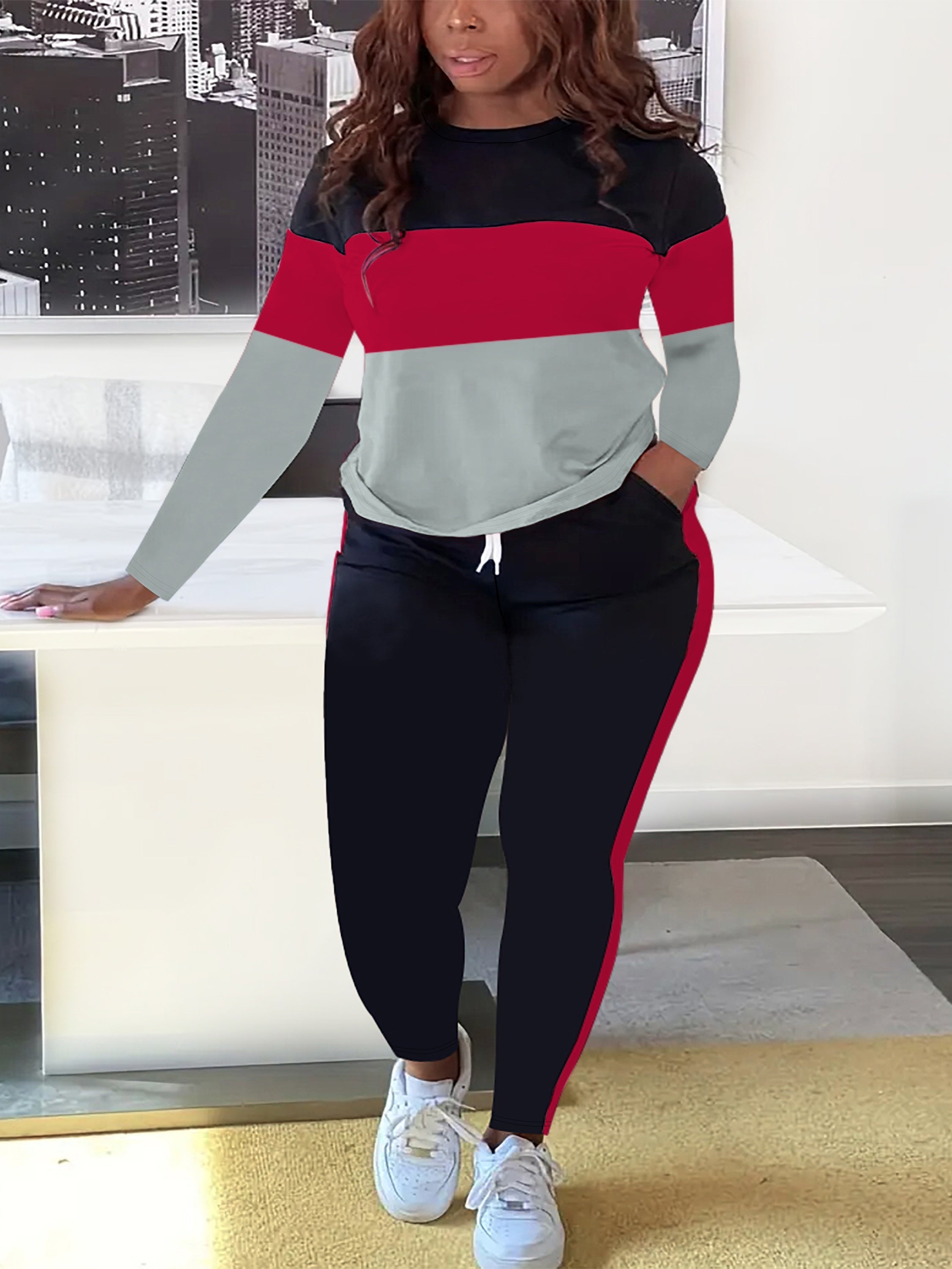 Rosa Colorblock-Set - Clara