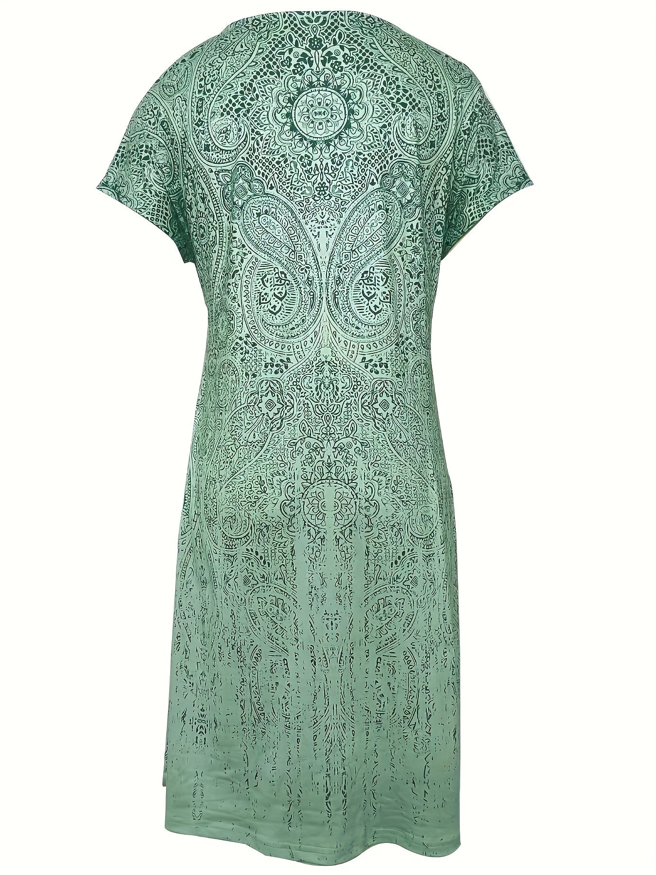 Grünes Paisley Kleid - Isabella