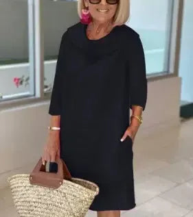 Elegantes Kragenkleid: Eleganz trifft auf Komfort