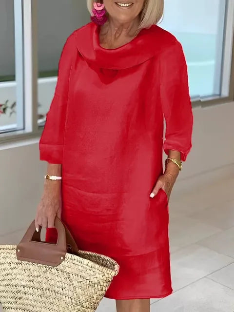 Elegantes Kragenkleid: Eleganz trifft auf Komfort