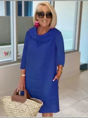 Elegantes Kragenkleid: Eleganz trifft auf Komfort