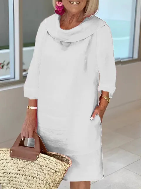 Elegantes Kragenkleid: Eleganz trifft auf Komfort