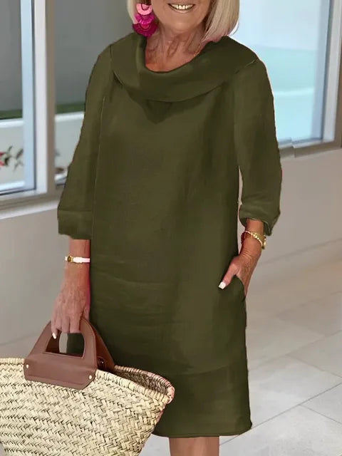 Elegantes Kragenkleid: Eleganz trifft auf Komfort