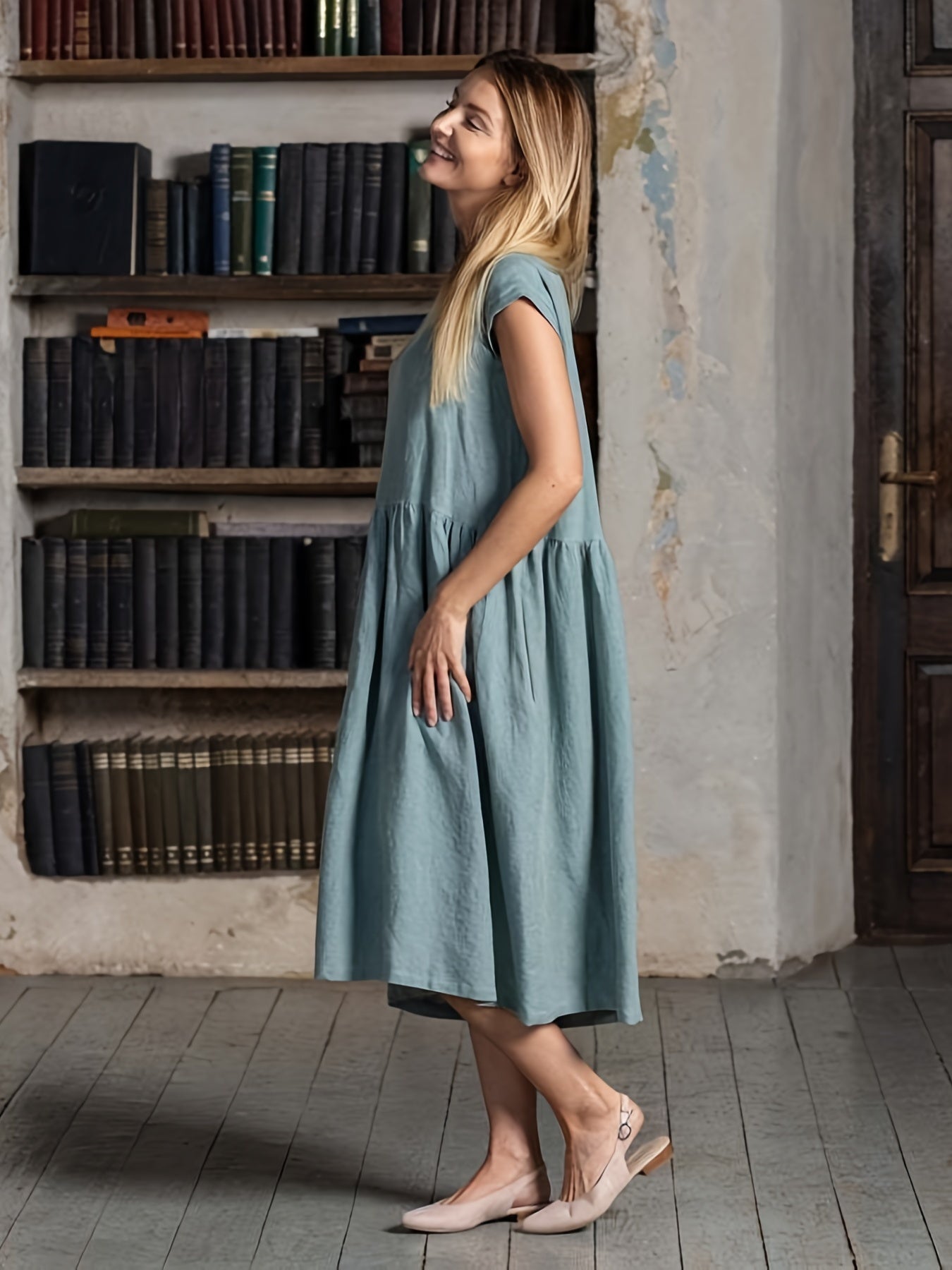 Chique Boho Midi-Kleid - Perfekt für Frühling & Sommer
