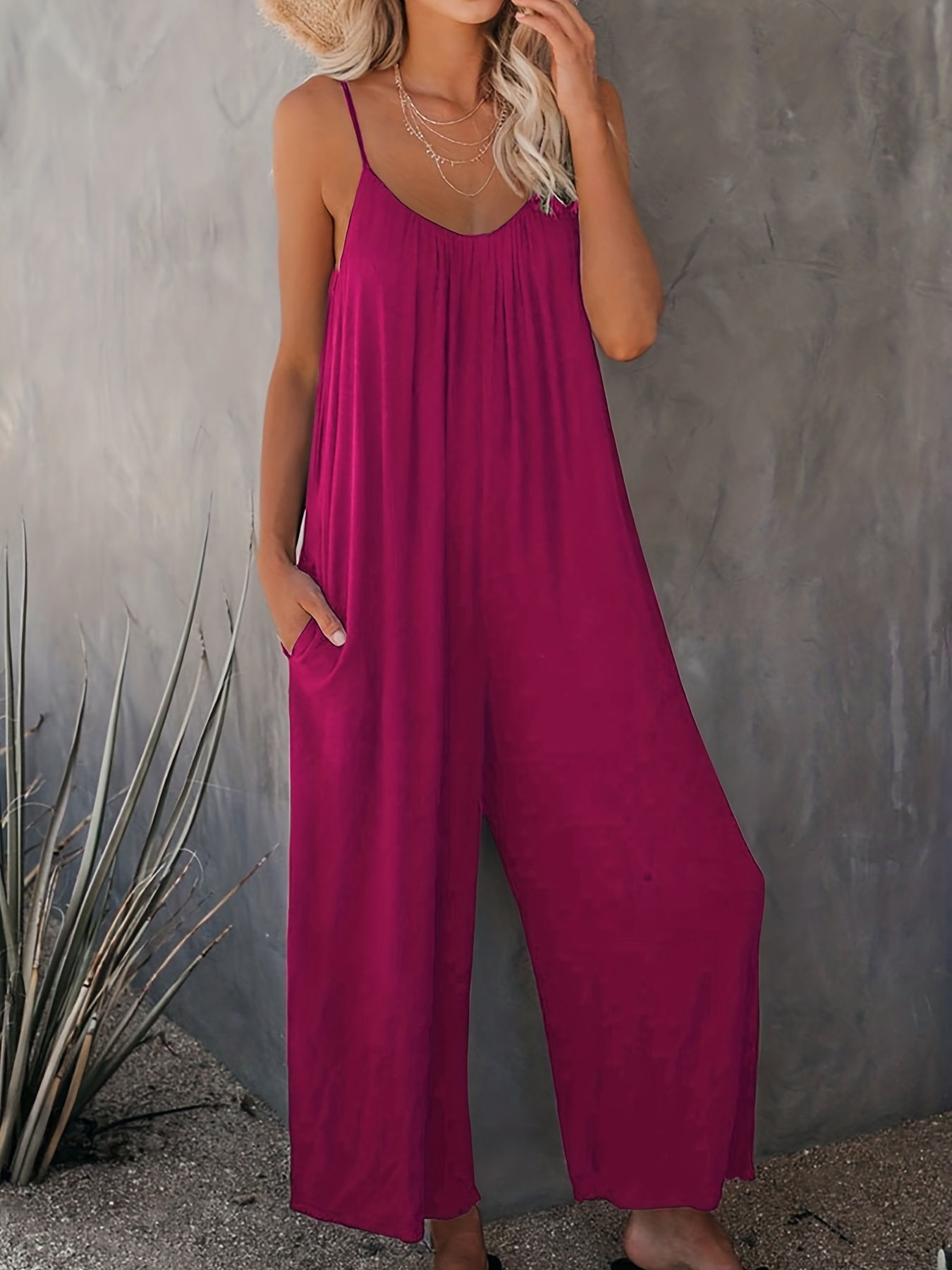 Schwarzer Jumpsuit - Lara