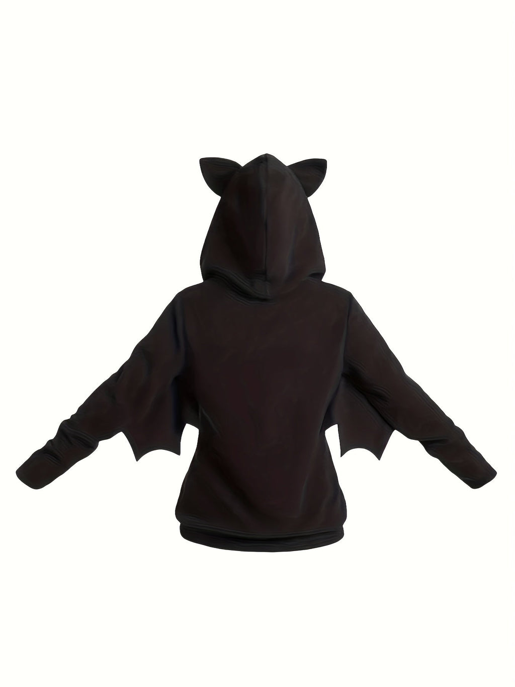 Schwarze Fledermaus-Hoodie - Ivy
