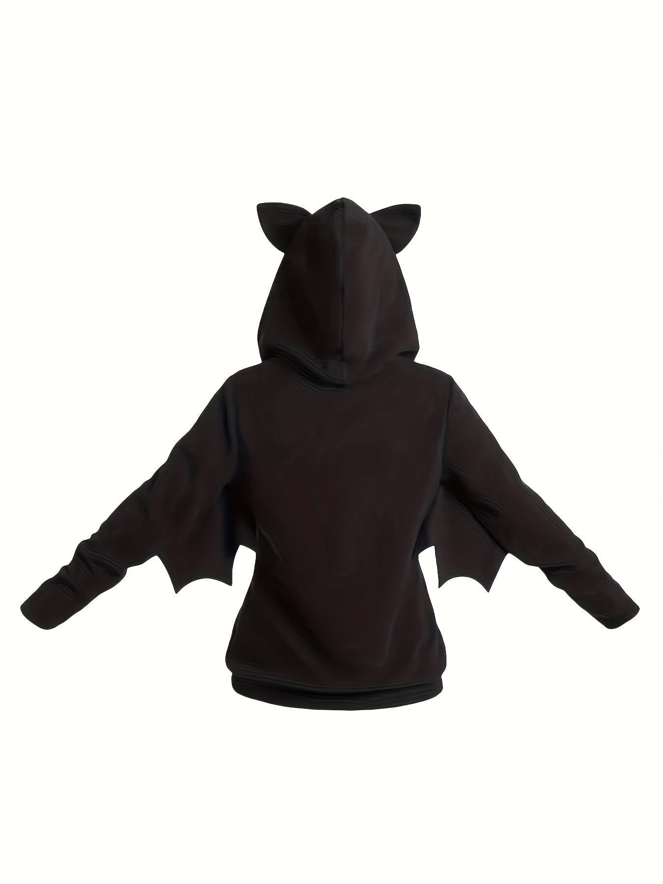 Schwarze Fledermaus-Hoodie - Ivy