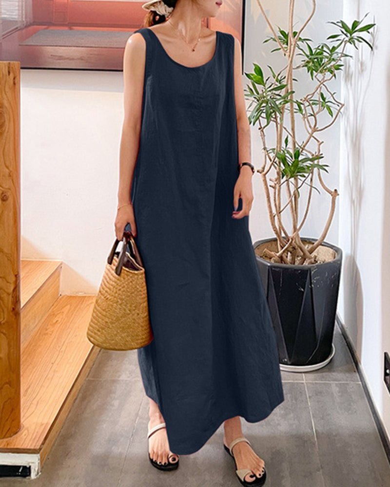 Eloise - Einfaches Gelbes Kleid