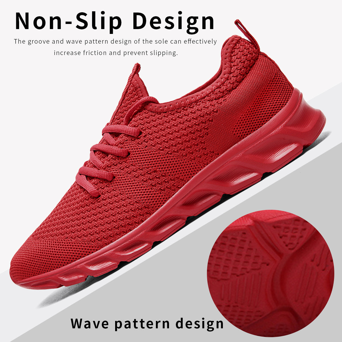 Rote Sportliche Sneaker - Finn