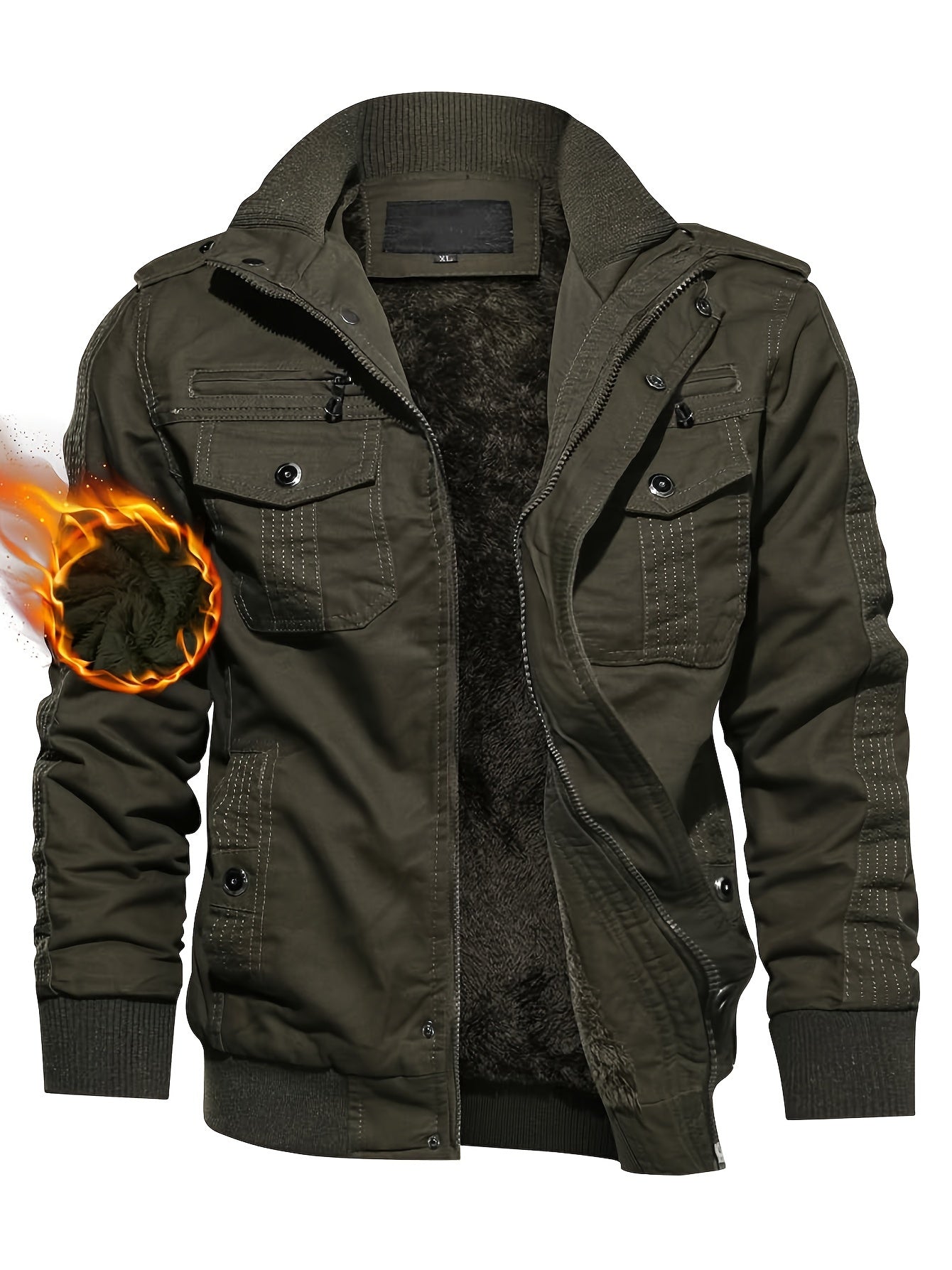 Schwarze Winterjacke Explorer – Sam