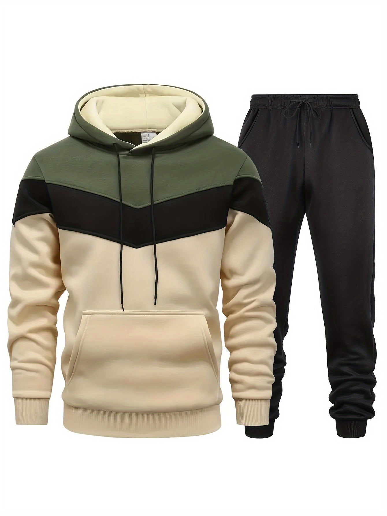 Zweiteiliges Sport-Set Weiß – Leo