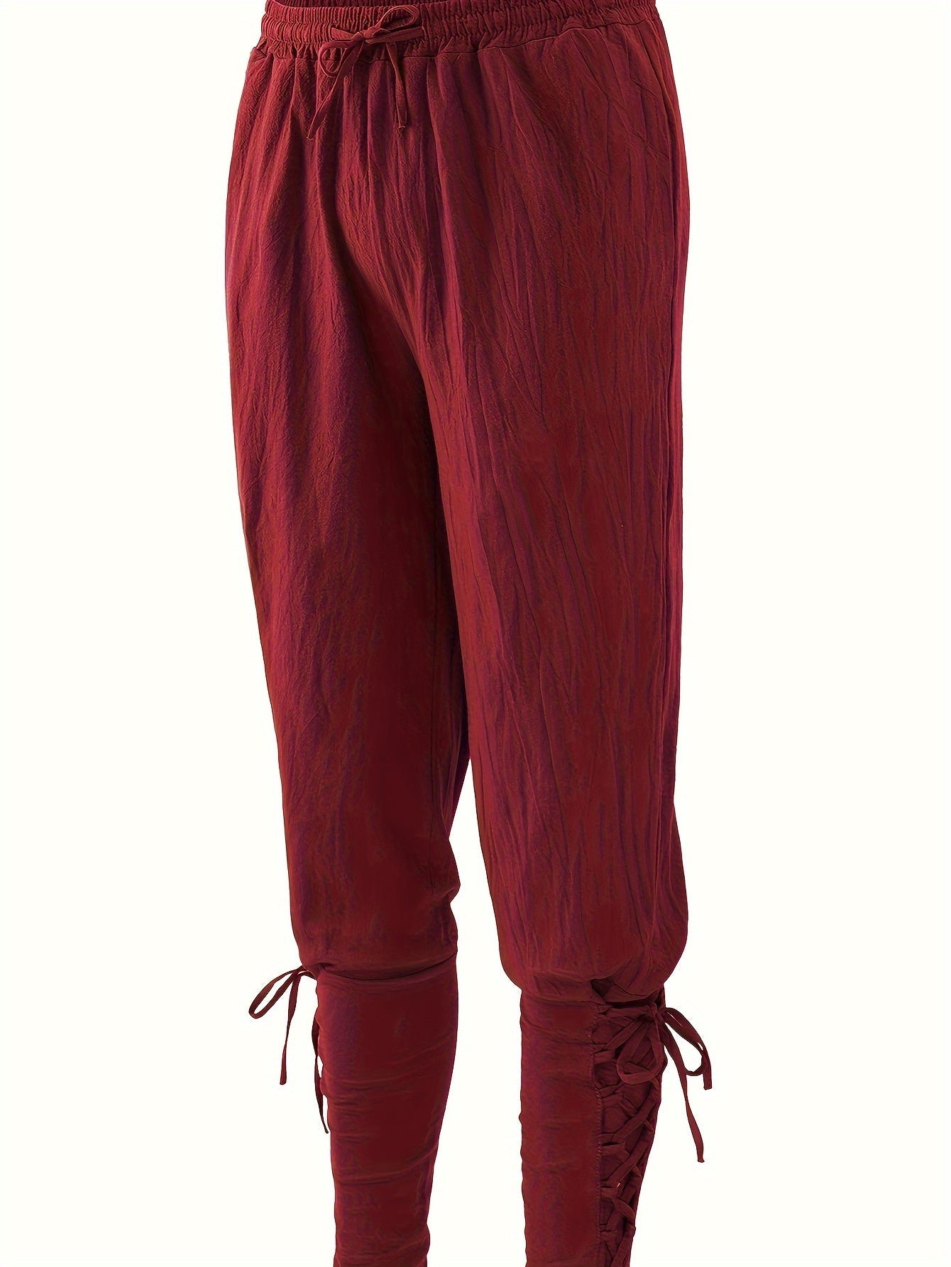 Aprikosenfarbene Retro-Hose - David