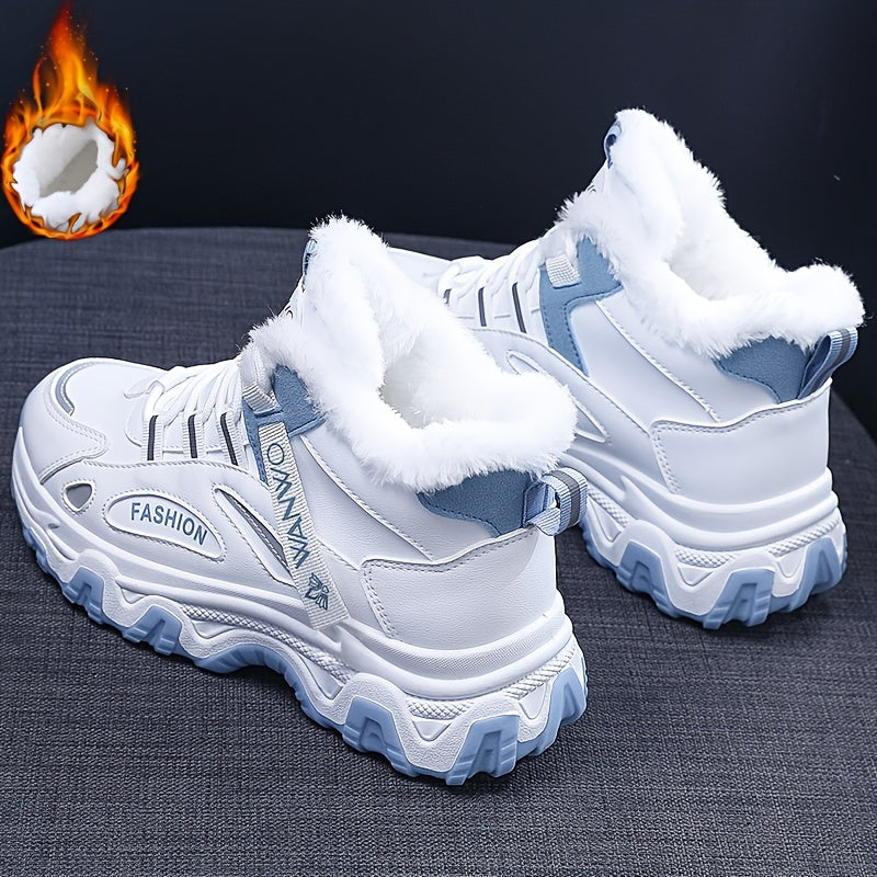 Weiße Blaue Winter Sneakers - Storm