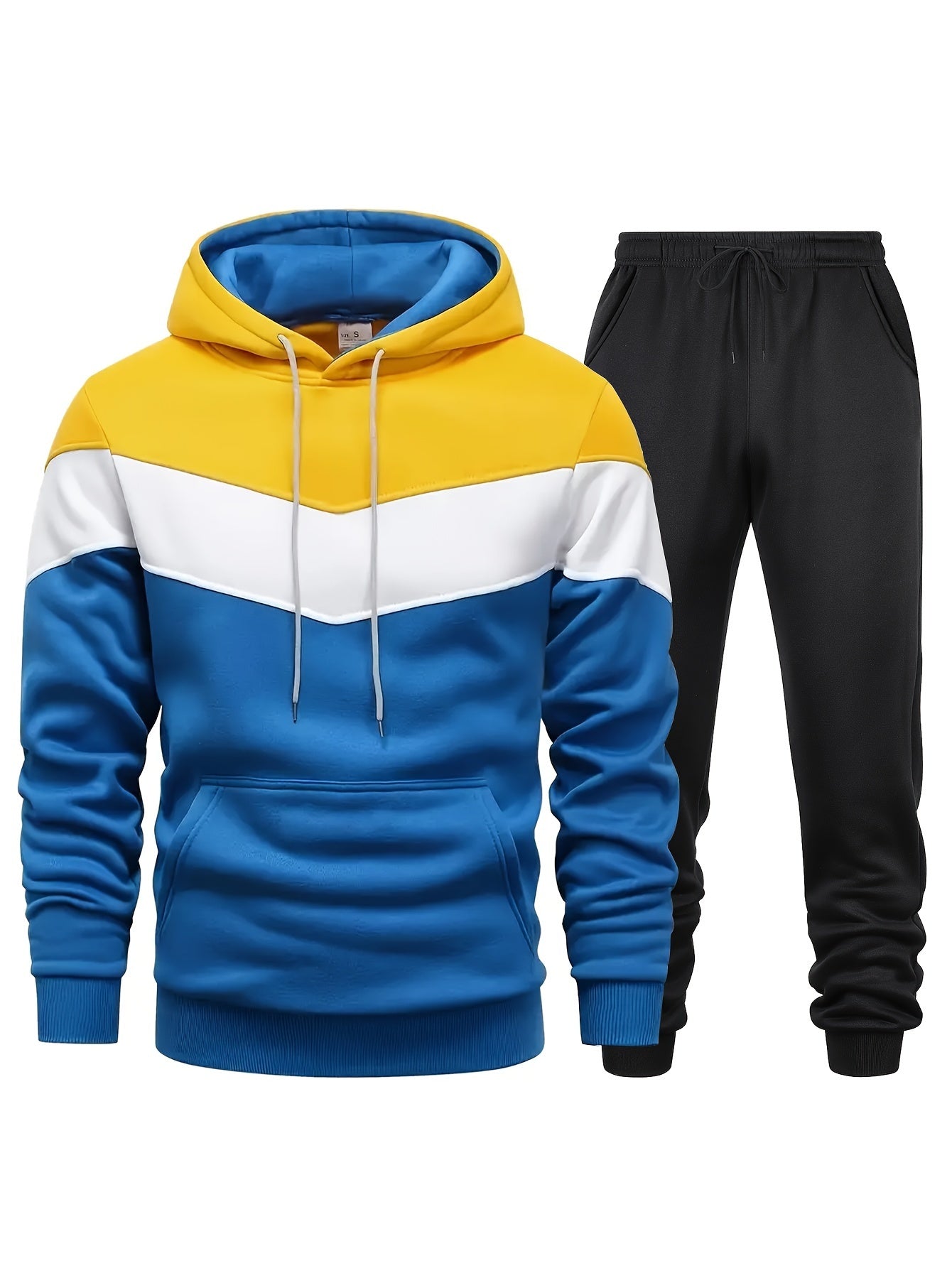 Zweiteiliges Sport-Set Weiß – Leo