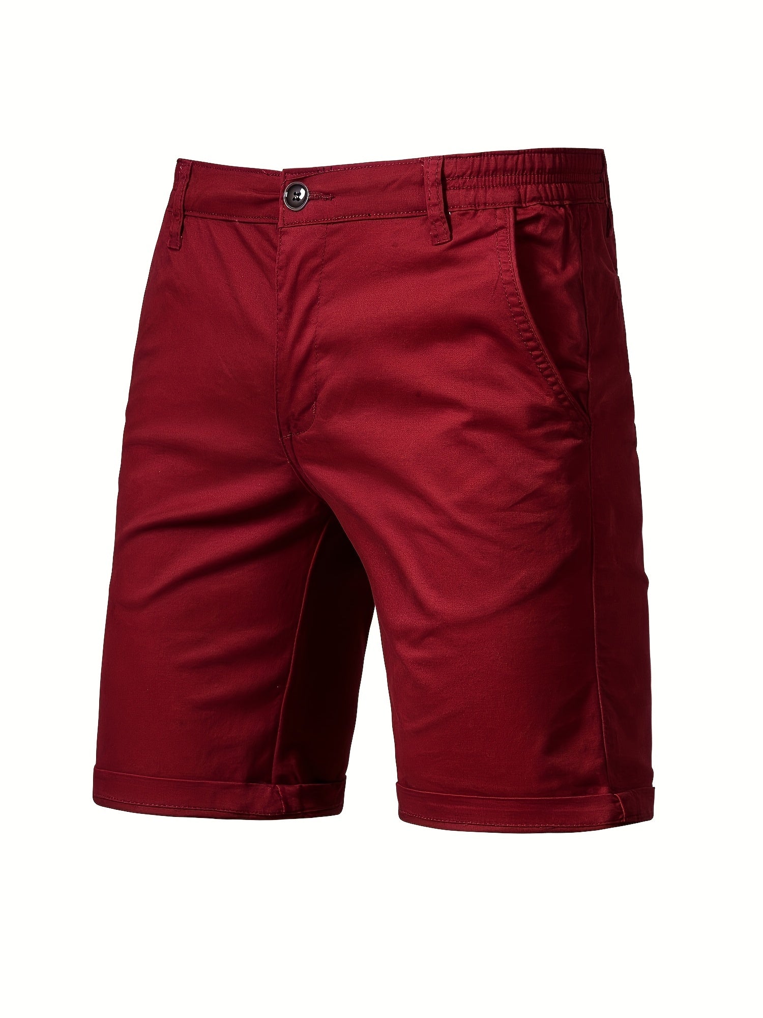 Orange-Rote Chino-Shorts - Thurman