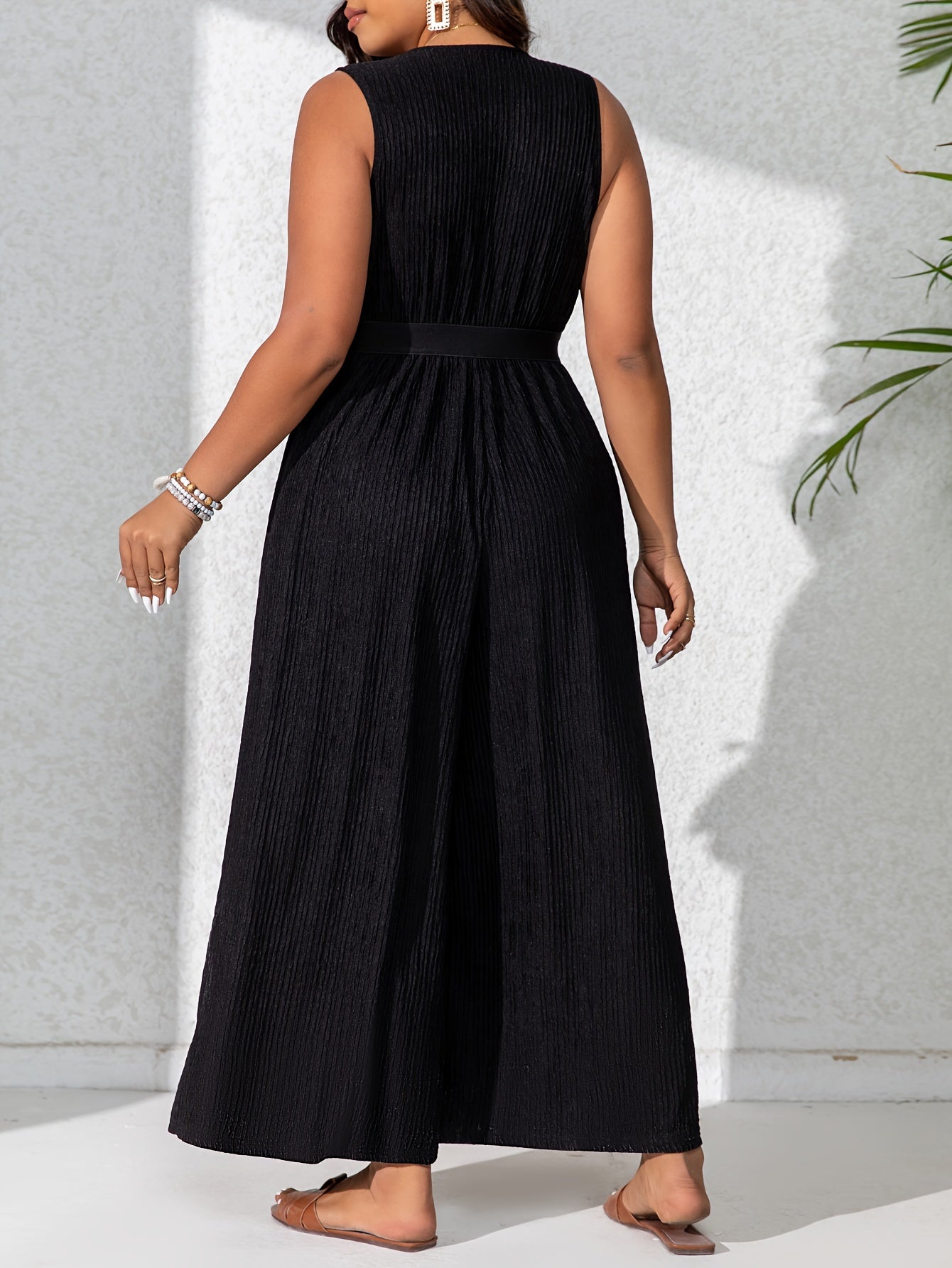 Schwarzer Eleganter Jumpsuit - Ella