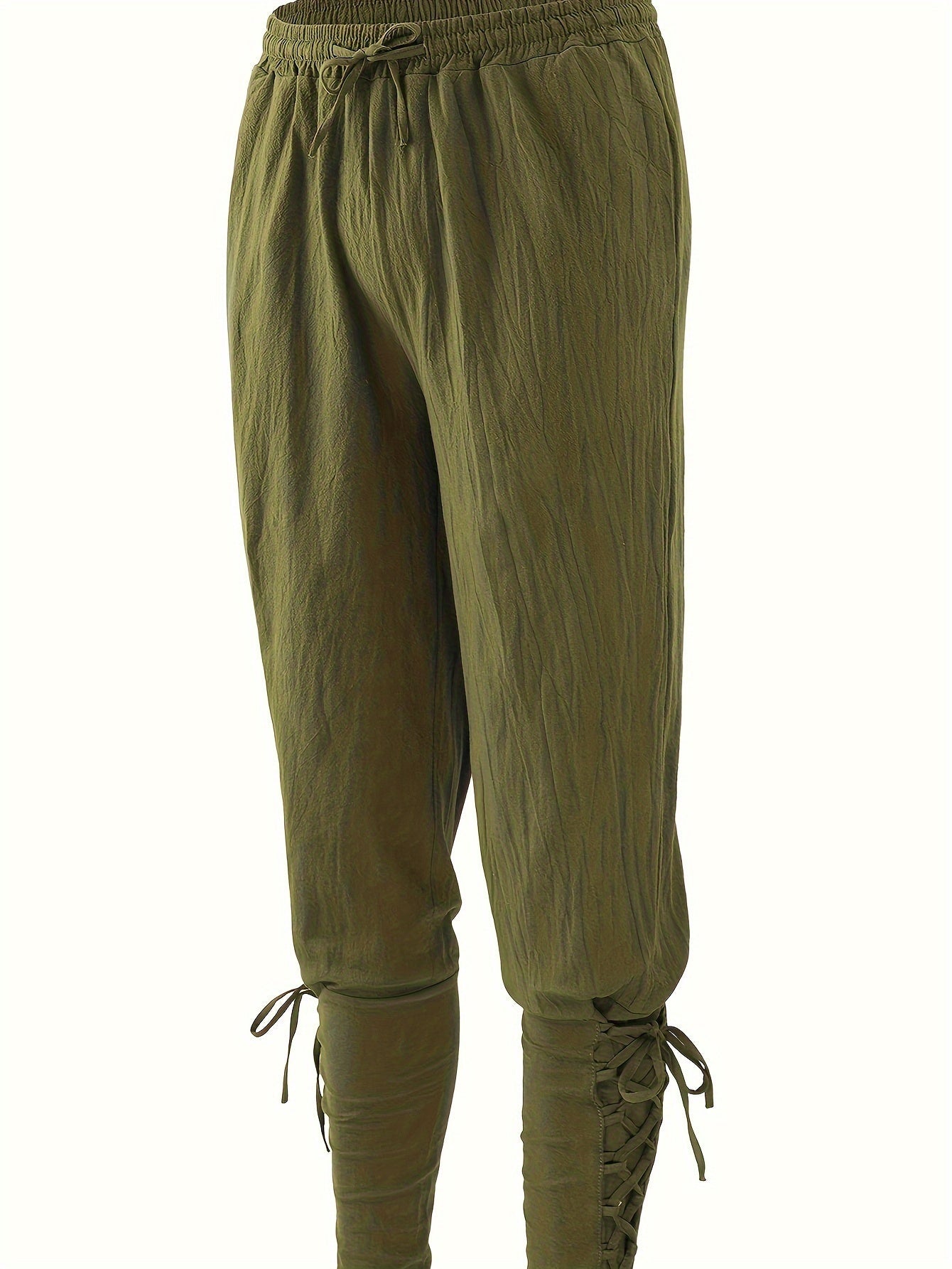 Aprikosenfarbene Retro-Hose - David