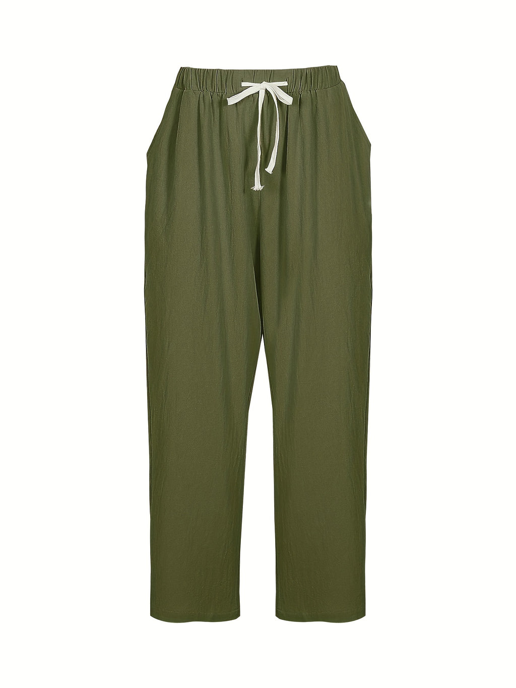 Khakifarbene Plus Size Haremshose - Mia