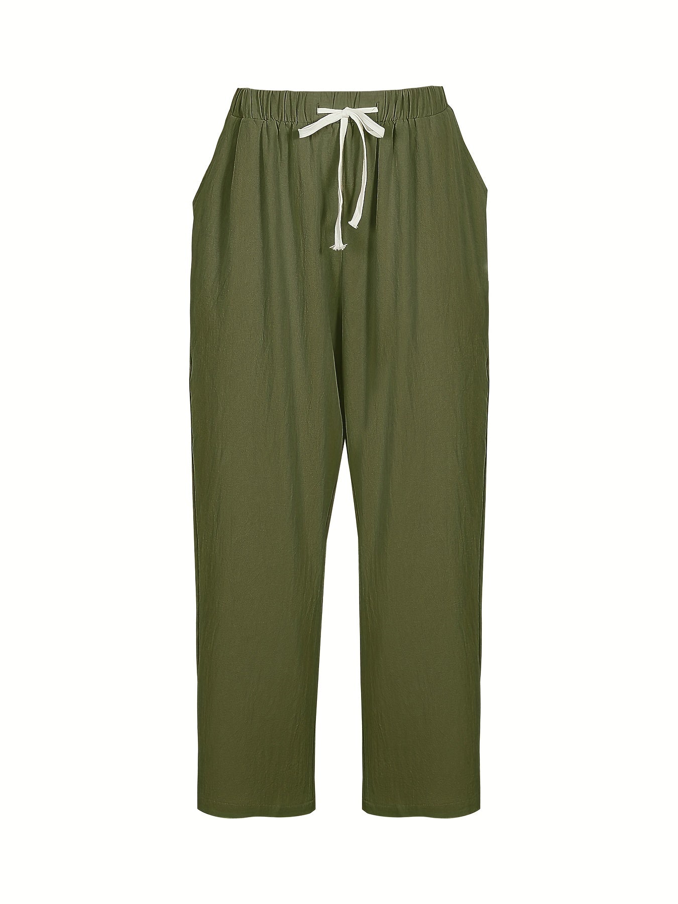 Khakifarbene Plus Size Haremshose - Mia