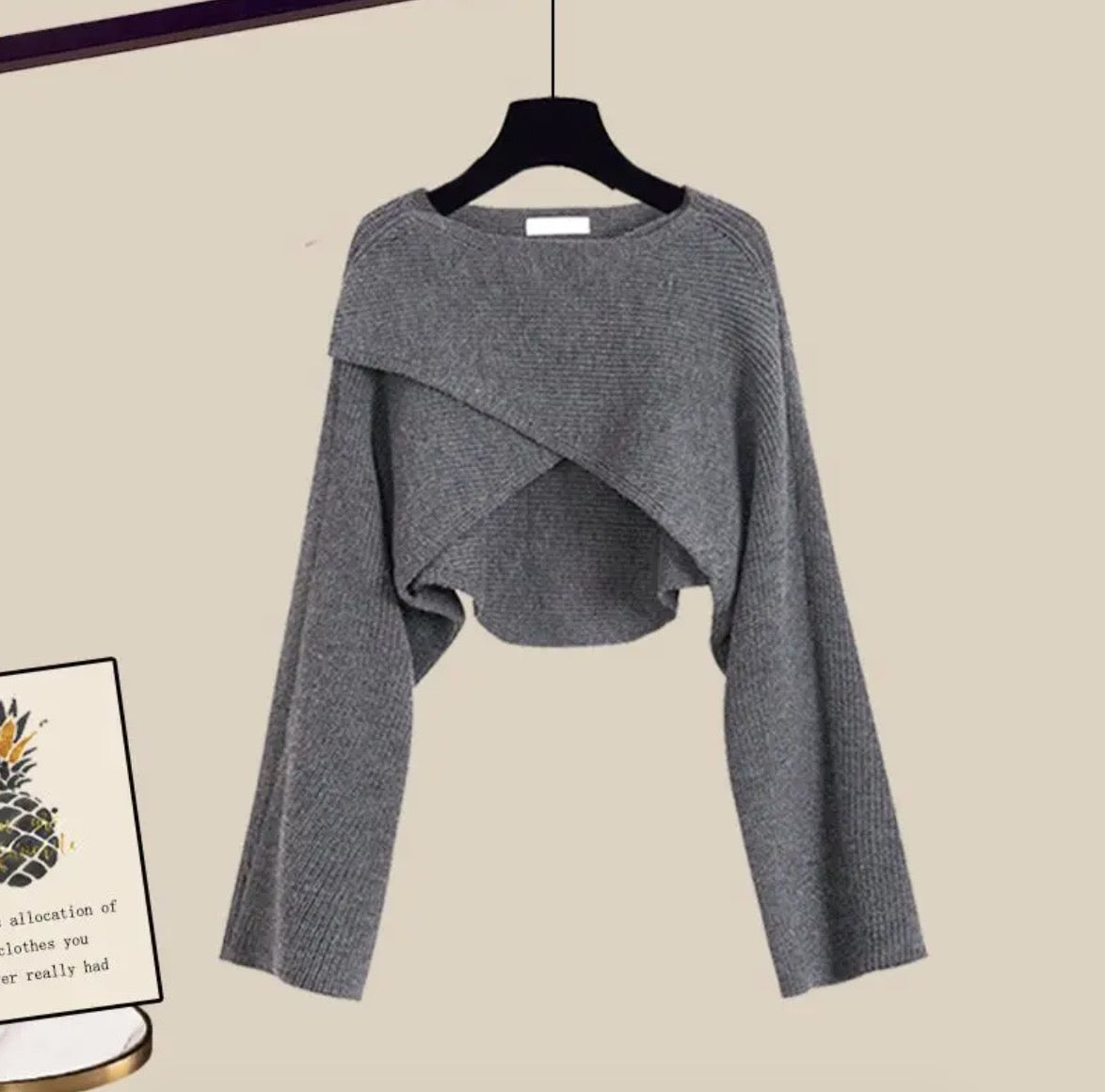 Bequemes Drei-Teile Set Grau - Lena
