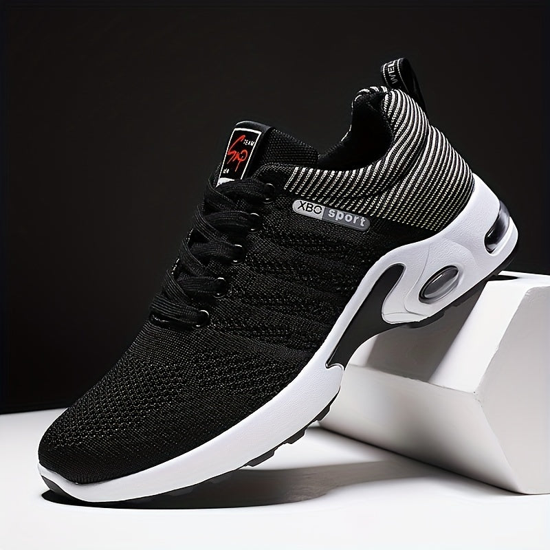Schwarz-Rote Atmungsaktive Sneakers - Max