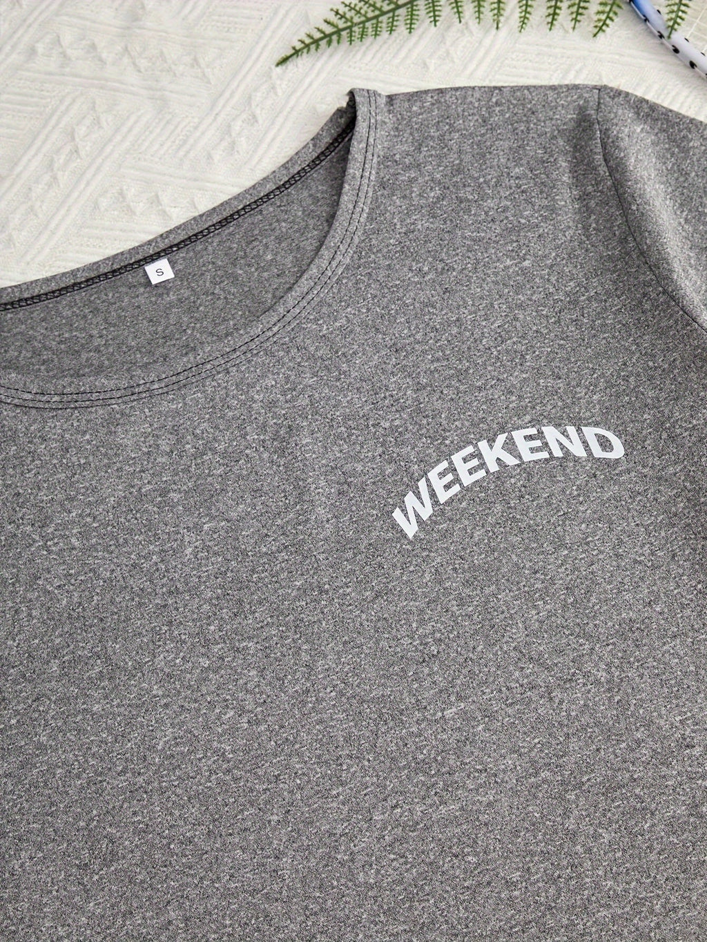 Dunkelgraues 3-Teiliges Pyjama-Set - Weekend Vibes