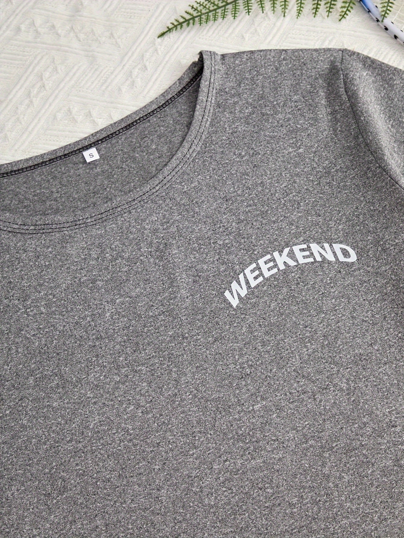 Dunkelgraues 3-Teiliges Pyjama-Set - Weekend Vibes