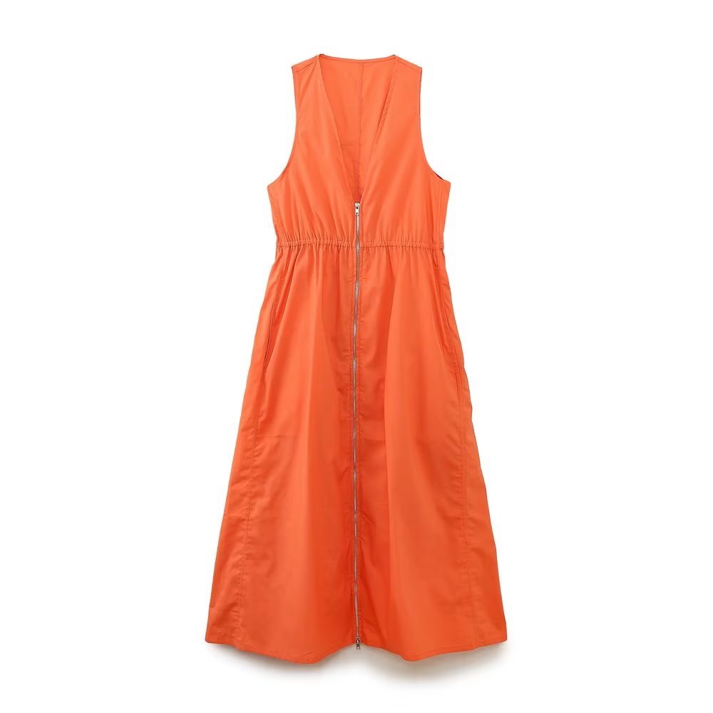 Eva's Weiße Midi-Kleid mit V-Ausschnitt