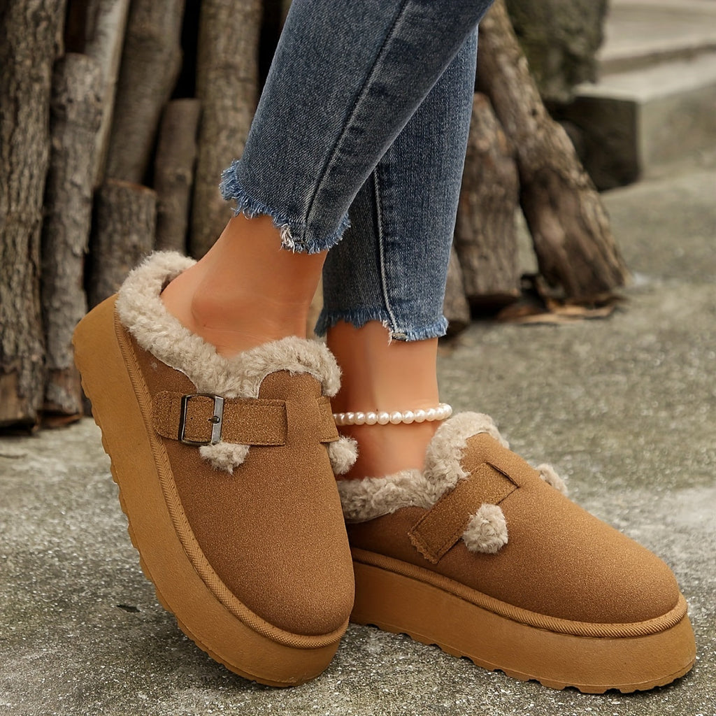 Dunkelbraune Winter Sneakers - Noor