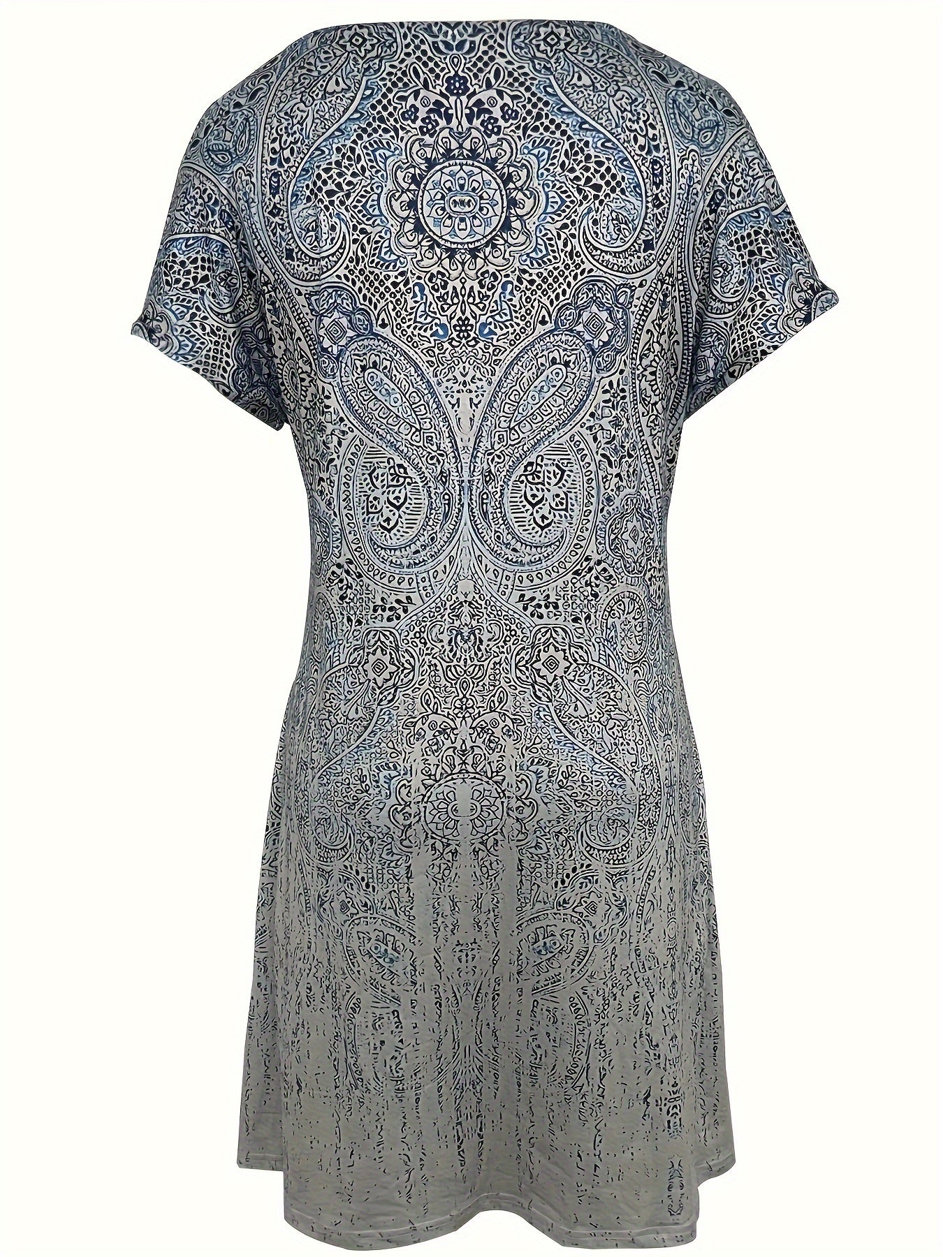 Grünes Paisley Kleid - Isabella