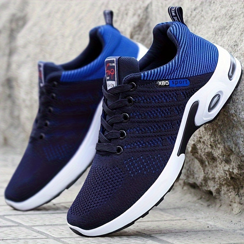 Schwarz-Rote Atmungsaktive Sneakers - Max