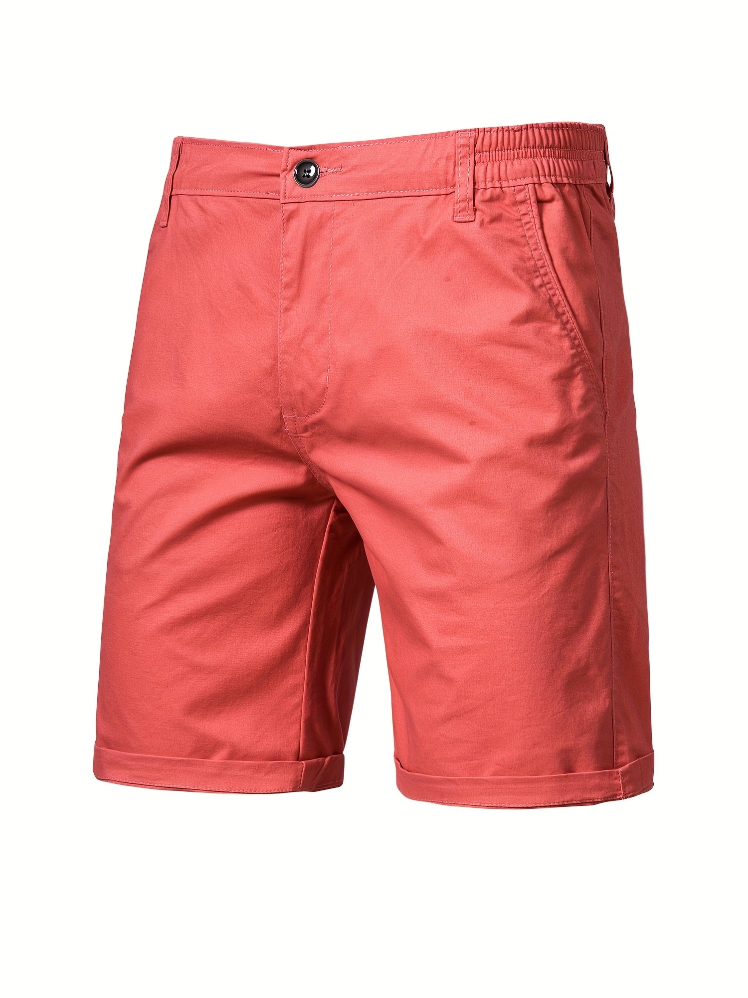 Orange-Rote Chino-Shorts - Thurman