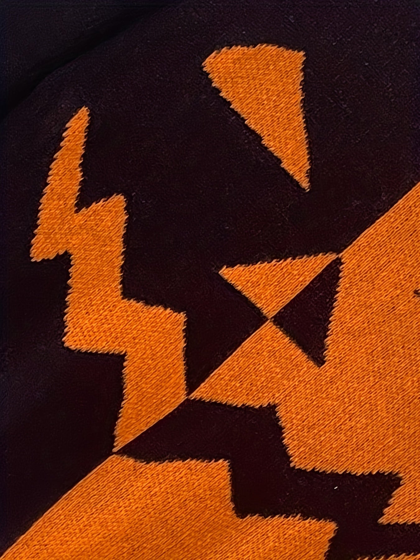 Orangefarbenes Schwarzes Halloween-Kürbis-Sweaterkleid - Emma
