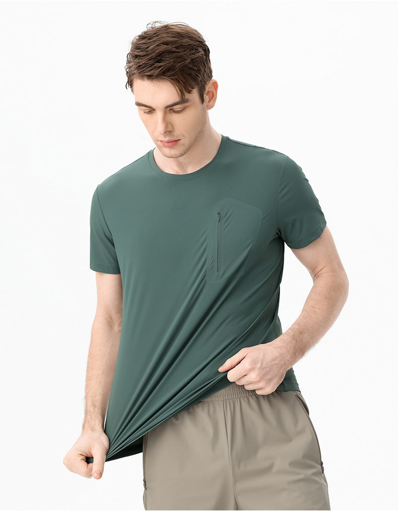 Grünes Eiskühlendes Sommer-T-Shirt - Max
