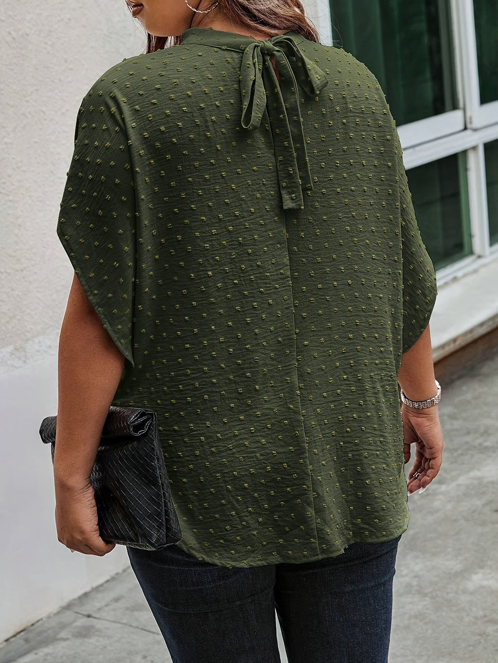 Schwarze Punkte Bluse - Lena